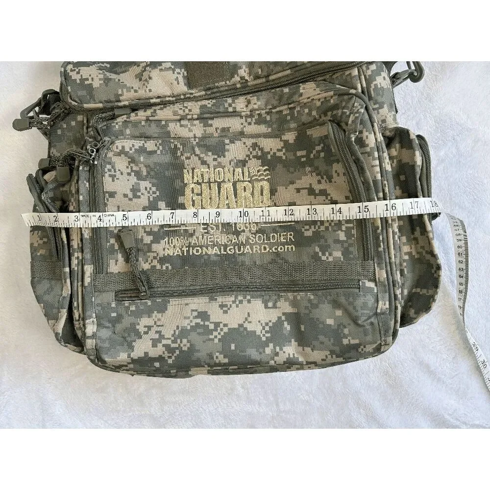 US Army National Guard Digital Camo Tactical Laptop/School Backpack (Clean)